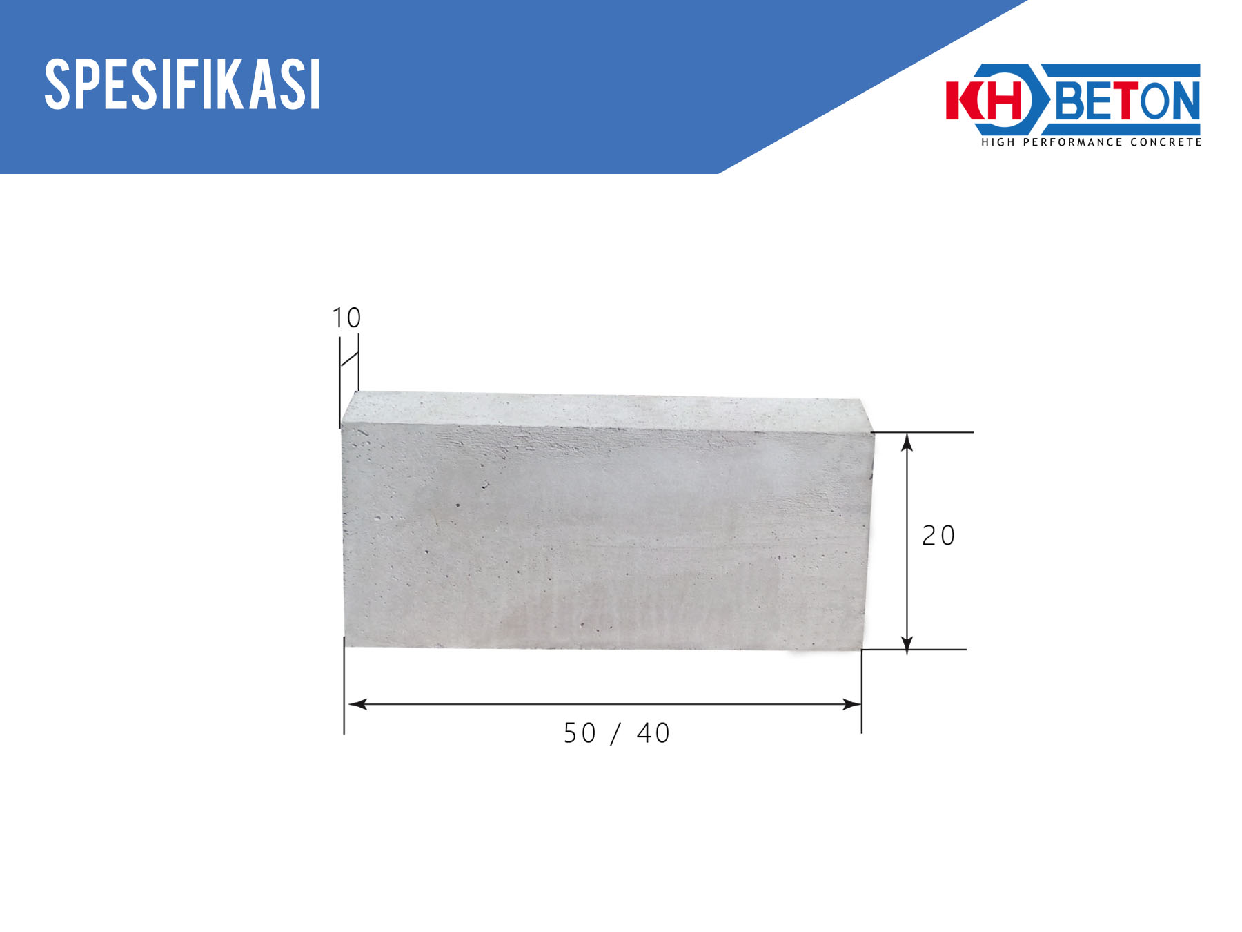 Pagar Panel Beton Standard