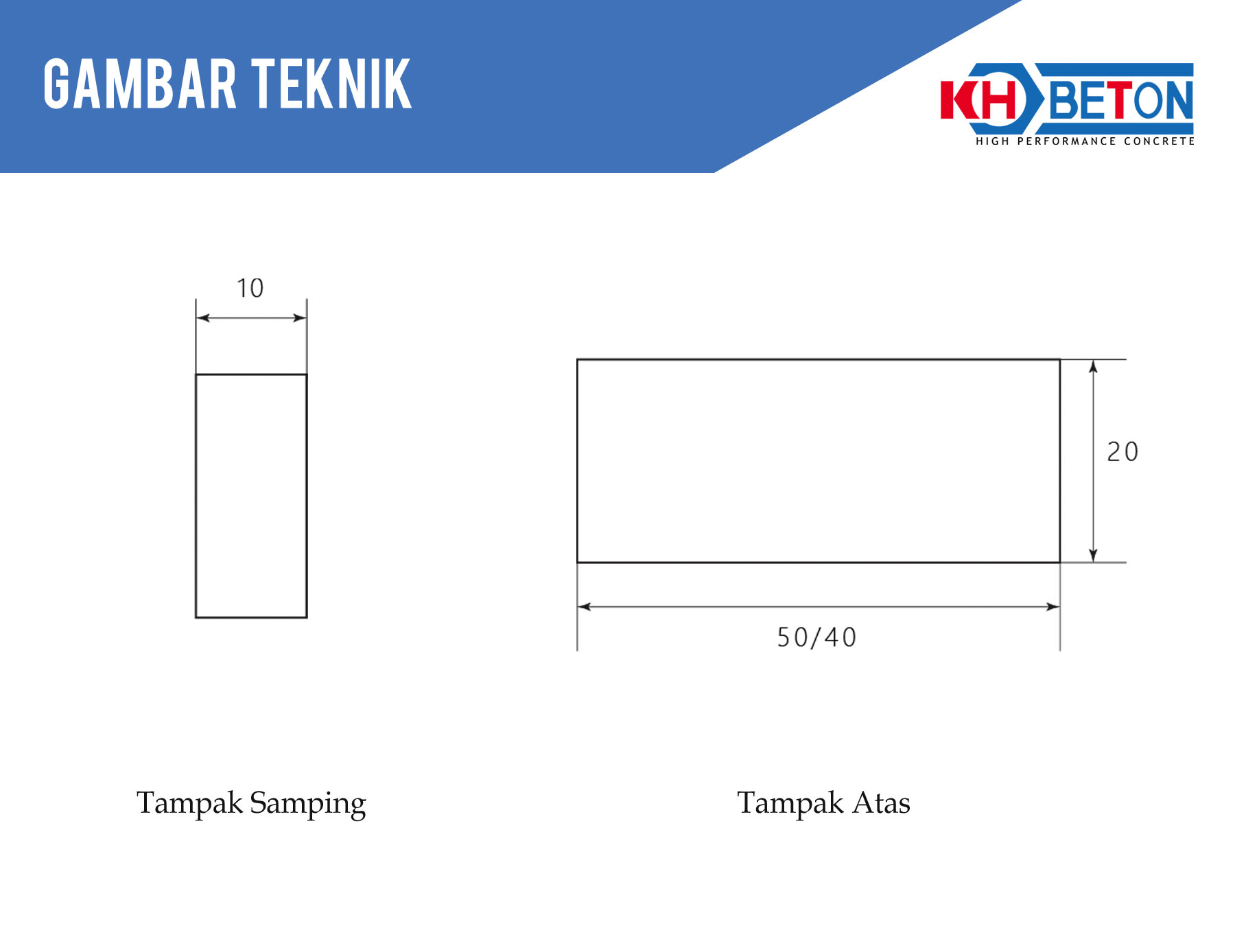 Pagar Panel Beton Standard