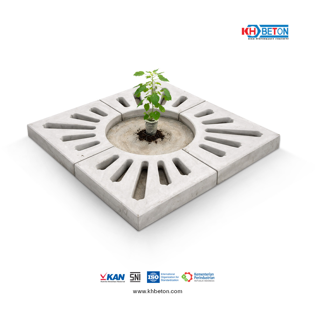 paving around tree, paving sekitar pohon, tree surround paving, paving taman, paving landscape, paving KH Beton, paving estetis